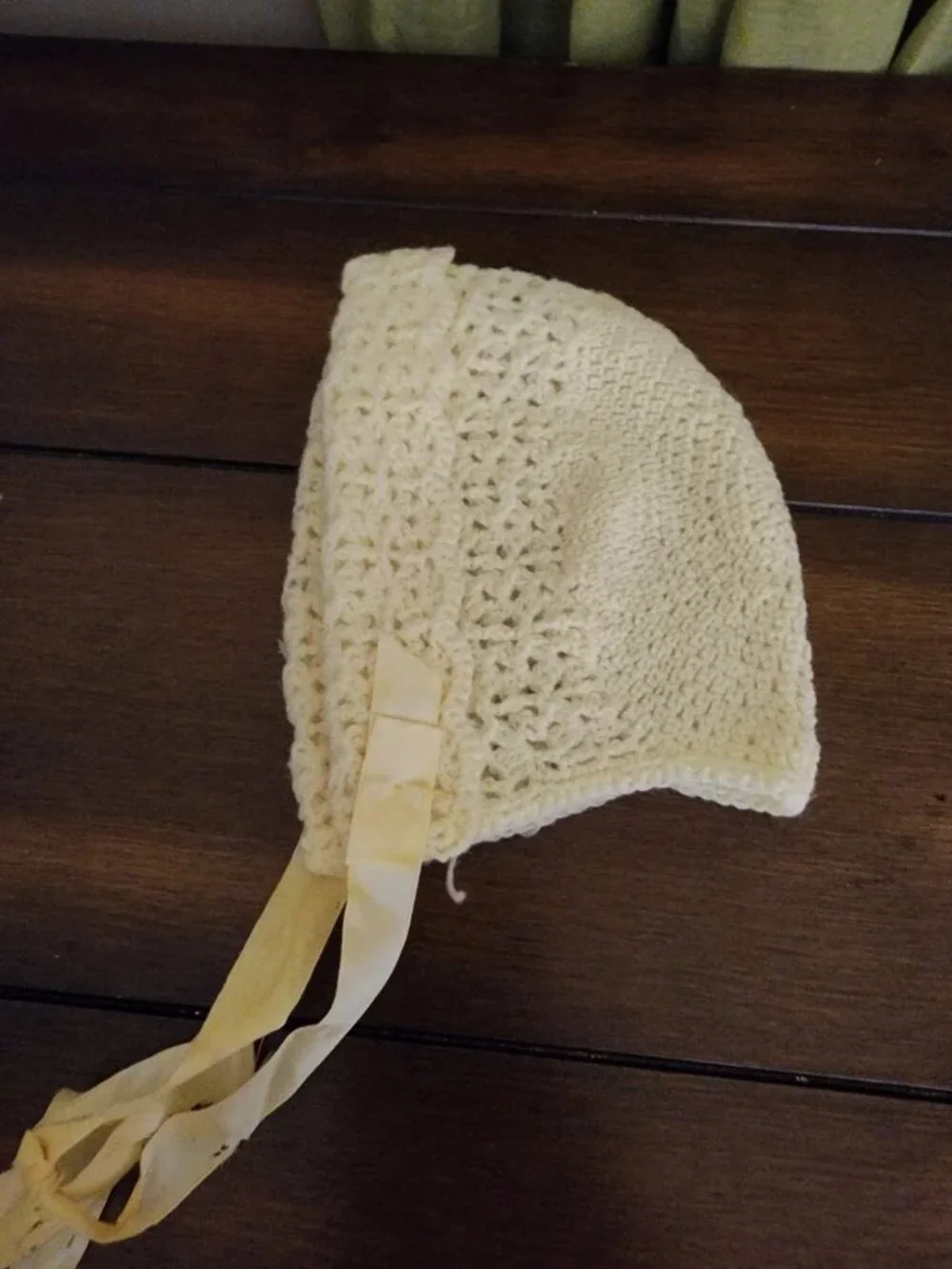 Handmade Baby's Crocheted Bonnet